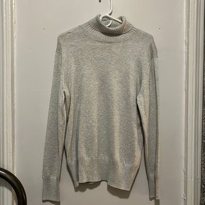 NEW Light Grey Lightweight Turtleneck